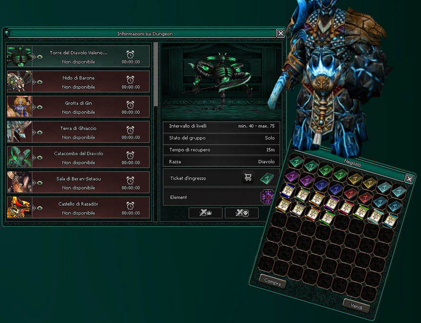Informazioni sui Dungeon